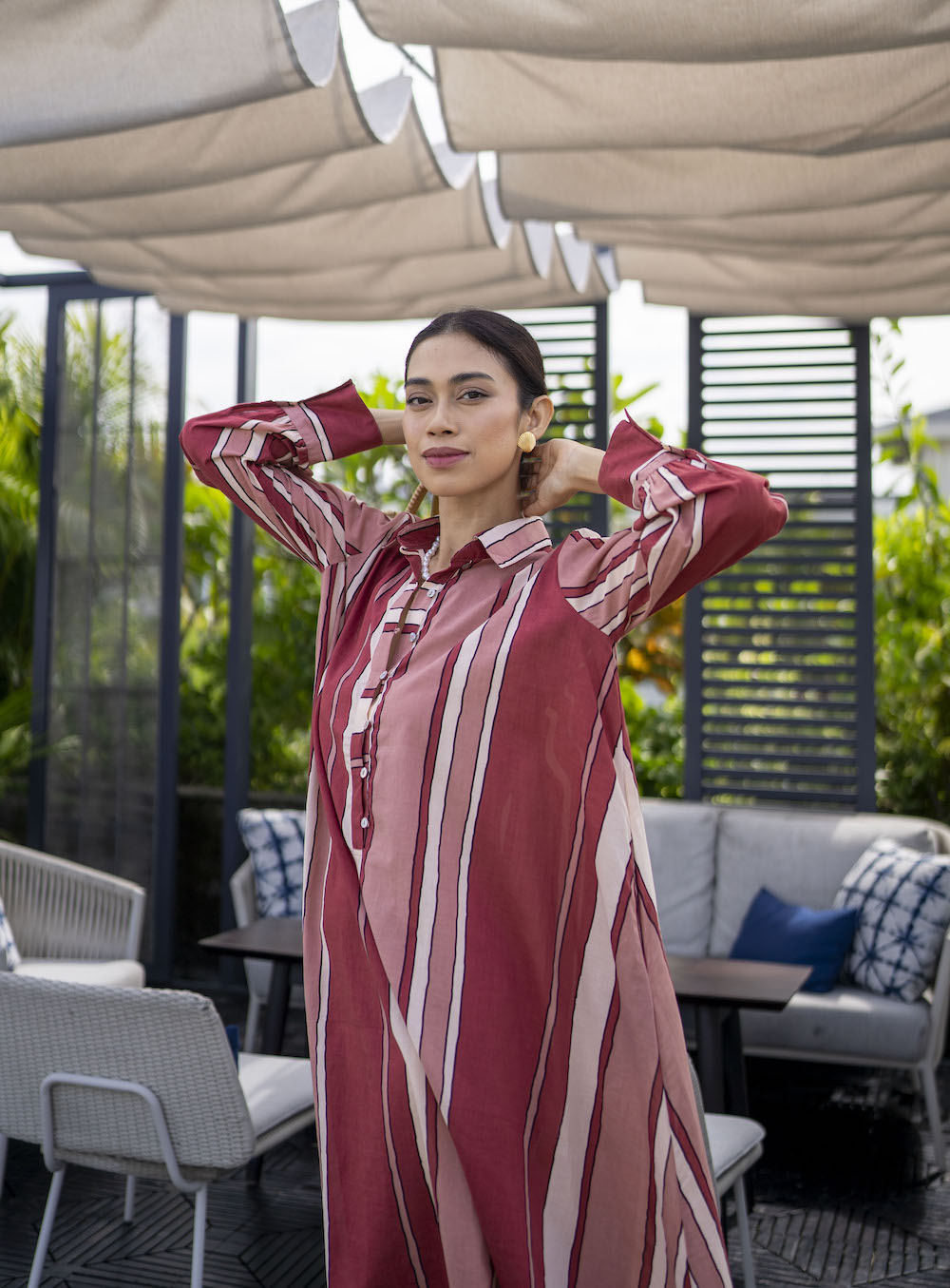 Capri Kaftan Lurik