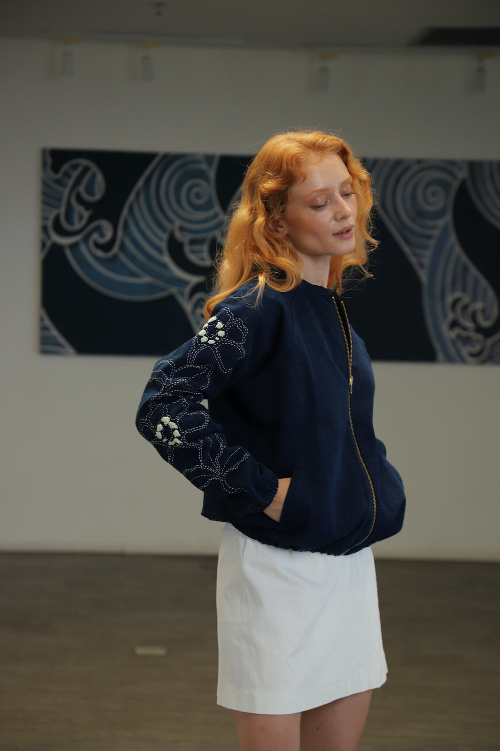 Solo Bomber Jacket Hand Embrodered