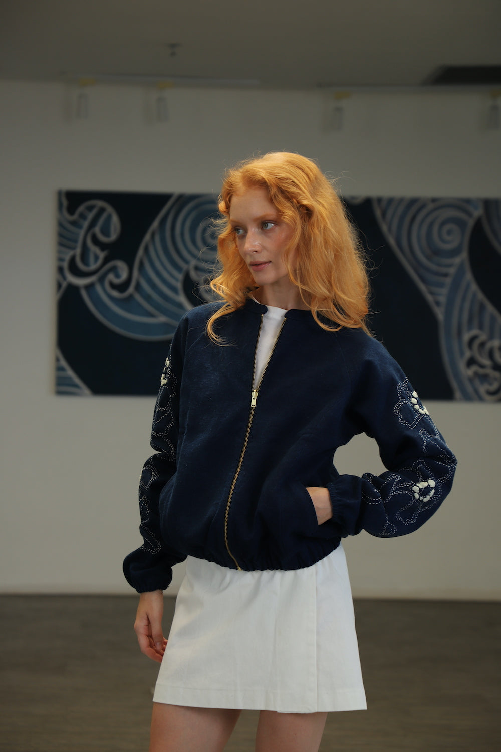 Solo Bomber Jacket Hand Embrodered