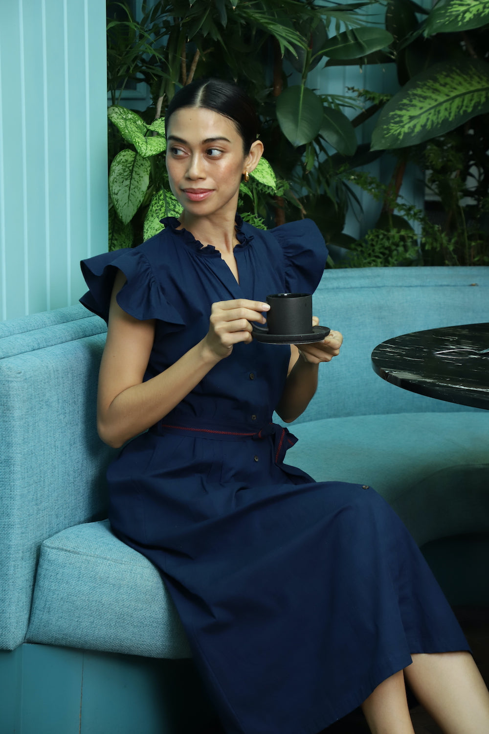 Milan Dress Indigo