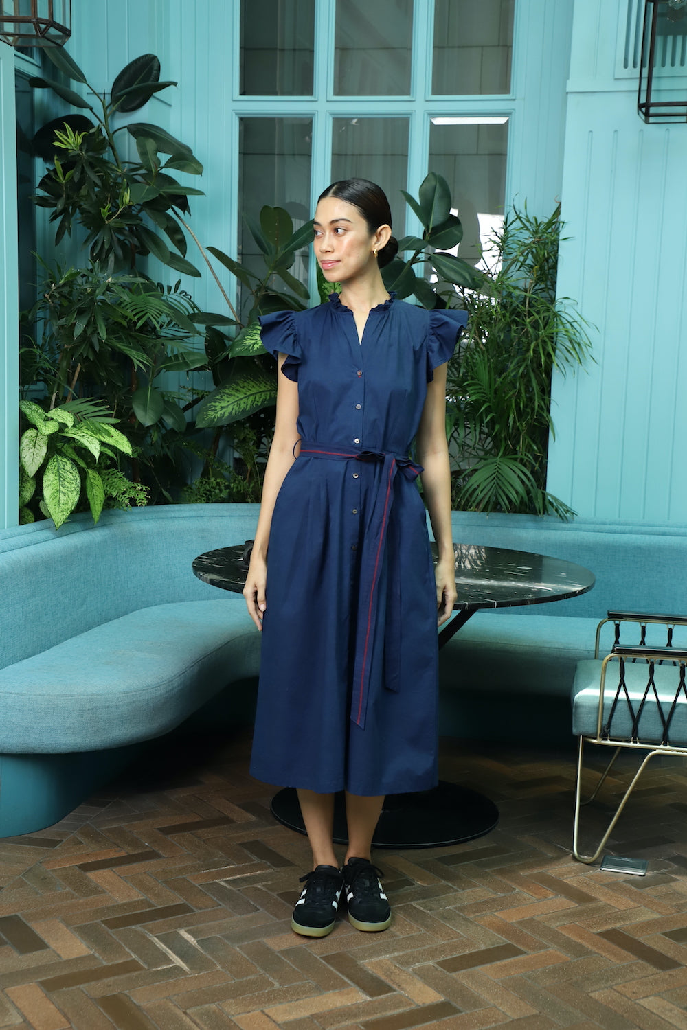 Milan Dress Indigo