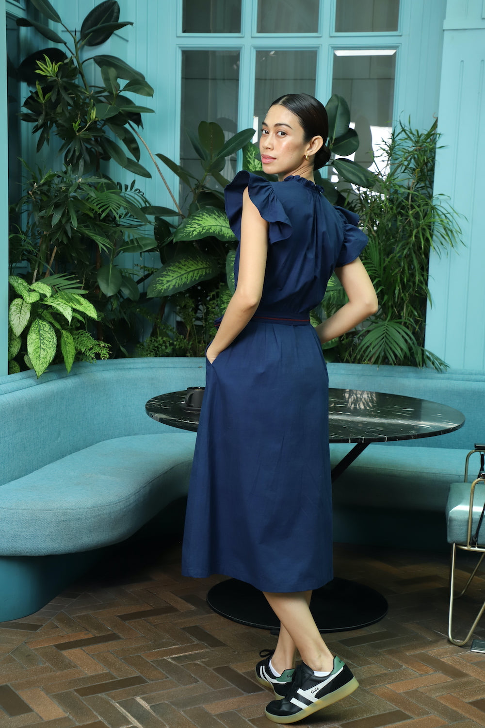 Milan Dress Indigo