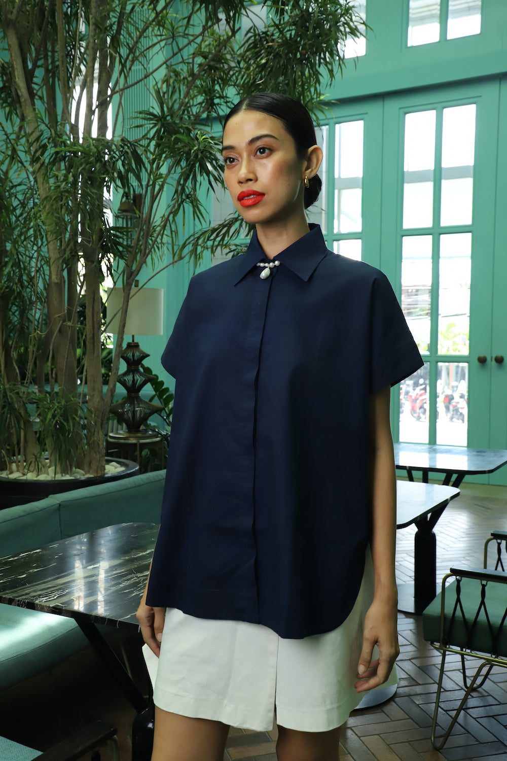 Zahra Shirt Indigo