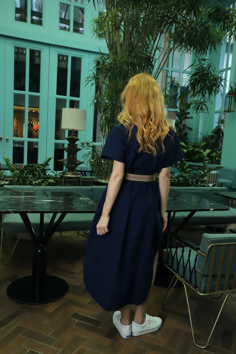 Zahra Kaftan Indigo