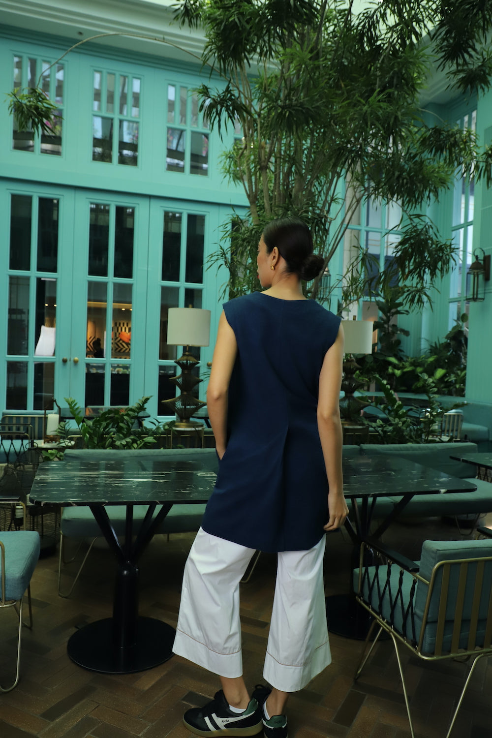 Tokyo Tunic Hand Embroidered