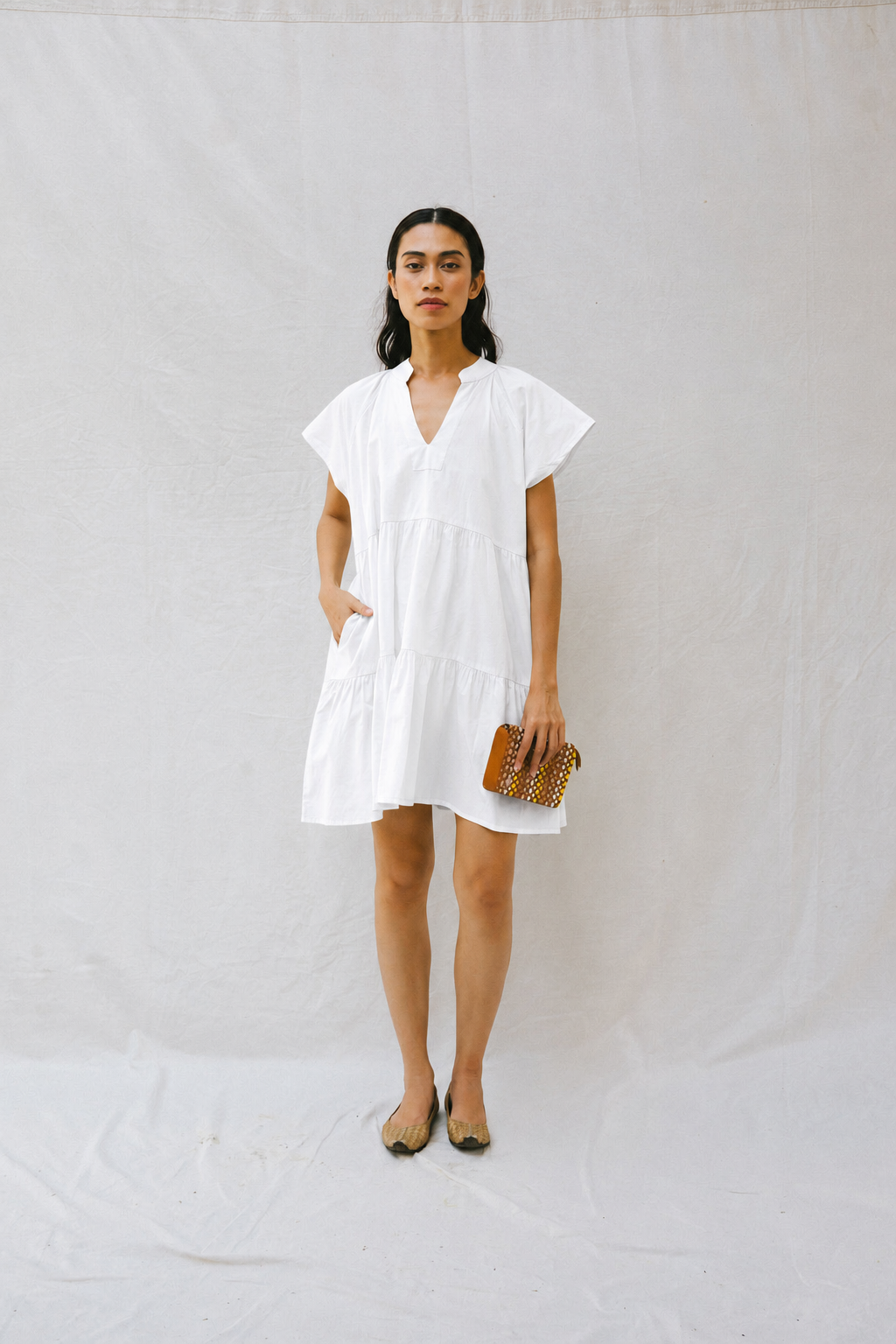 Momo short-dress kaftan - Woven Stories