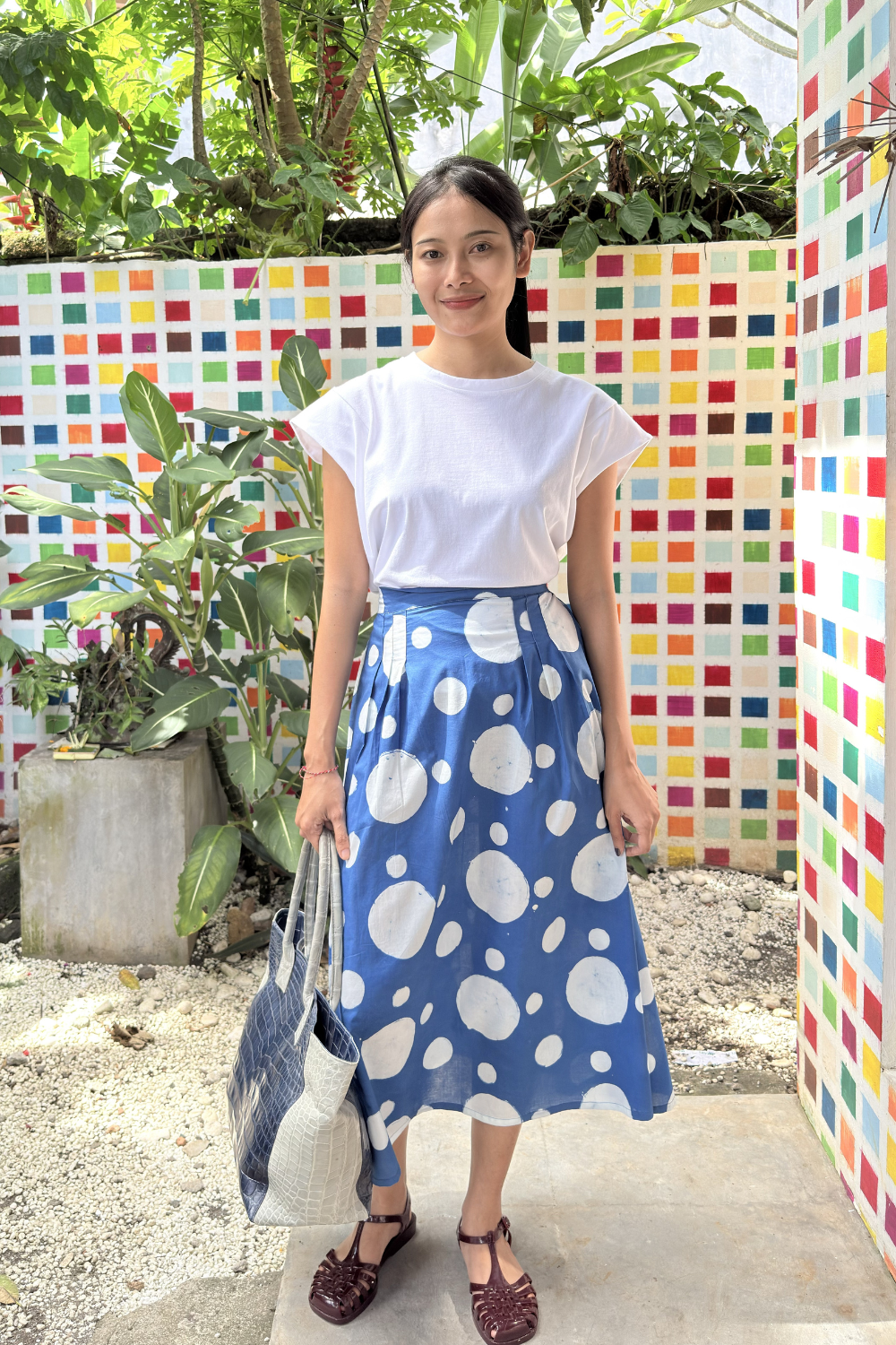 Solo Skirt - Batik Tulis & Chap, natural dyes