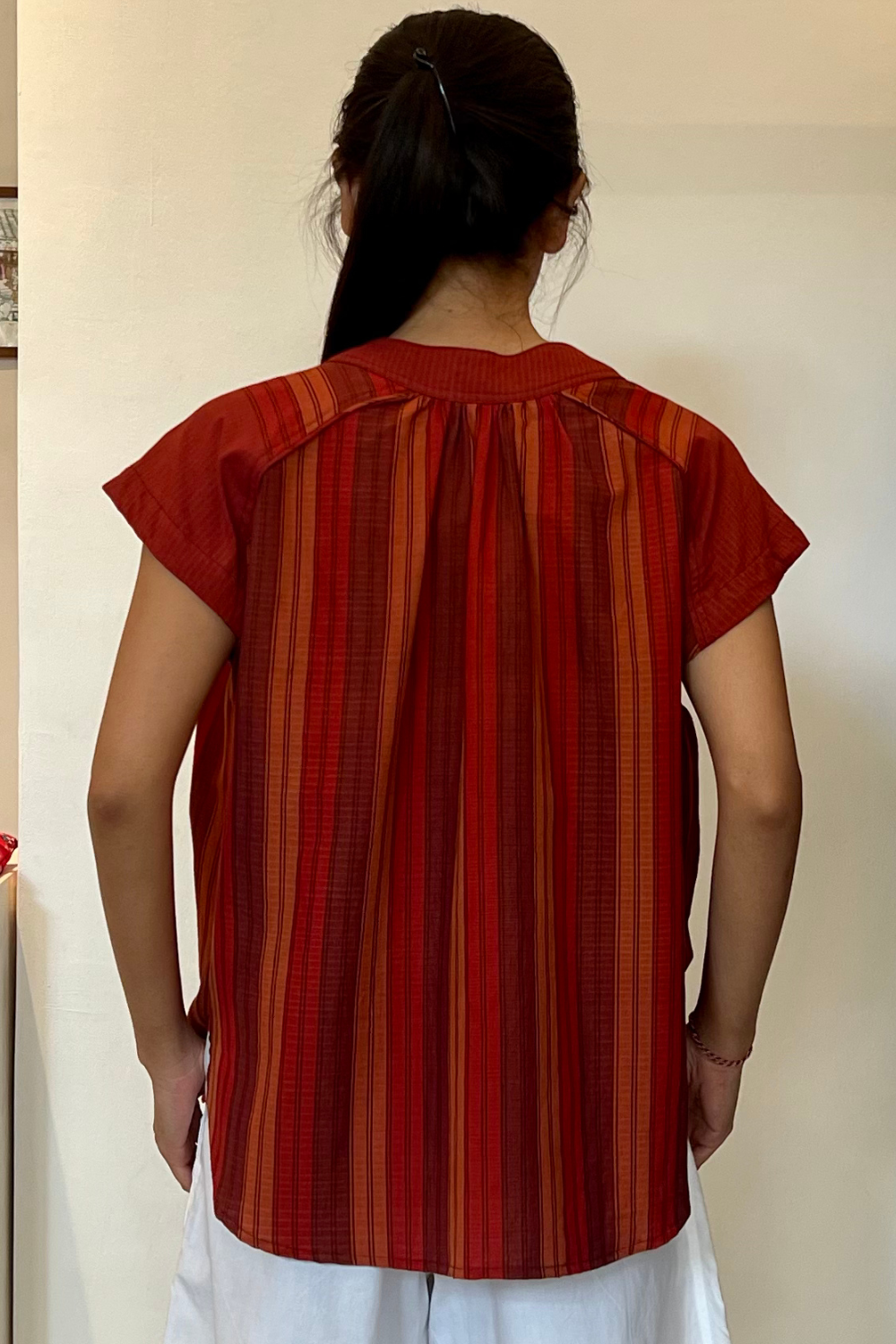 Arya Top Stripe - Handwoven Stripes