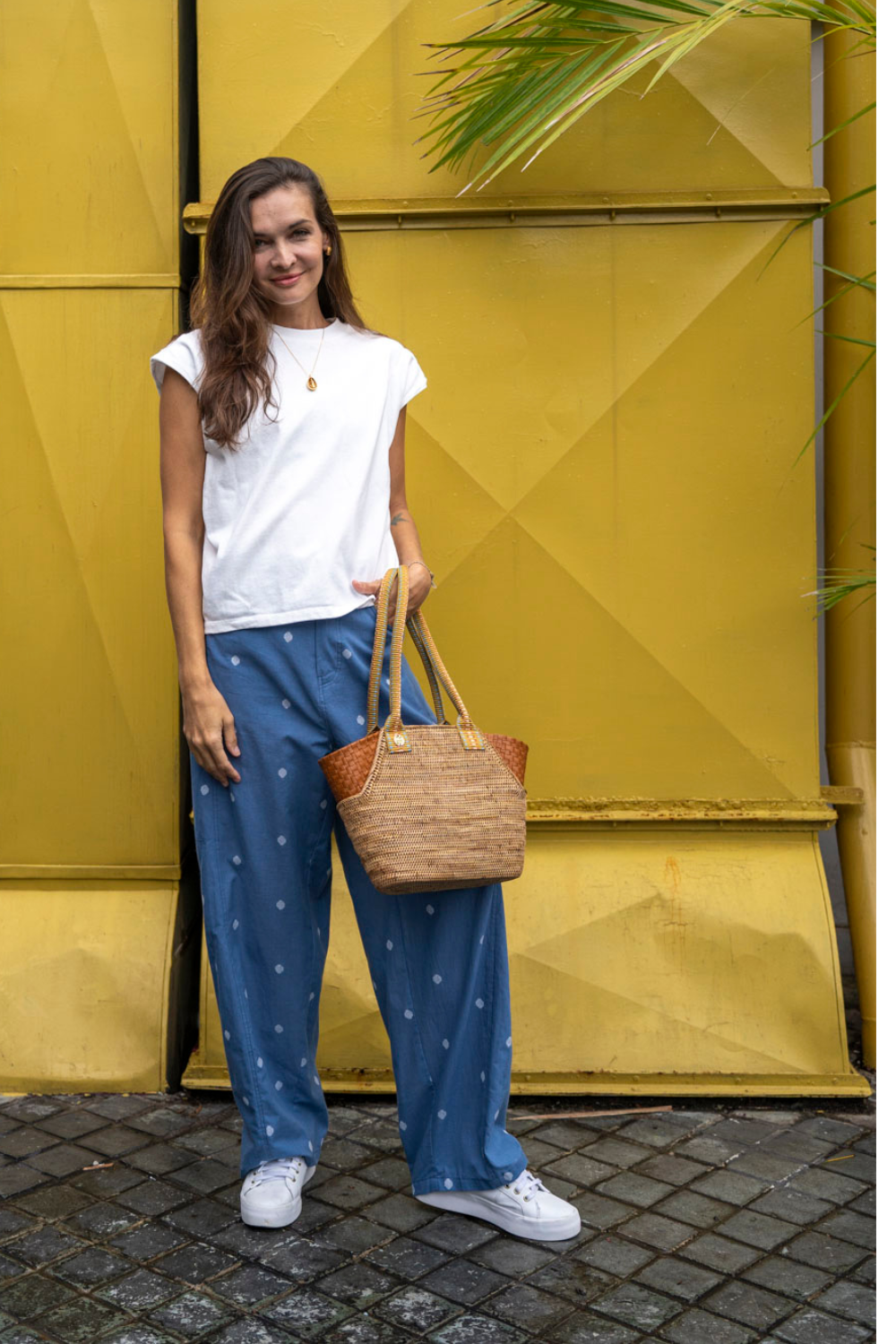 Puskar Trousers - Handwoven Dot