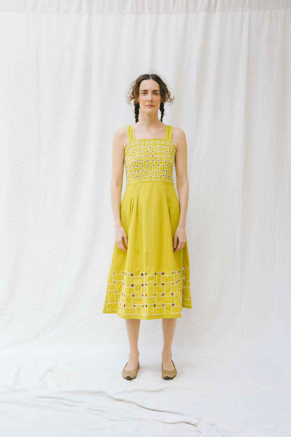 Nina midi Dress - Woven Stories