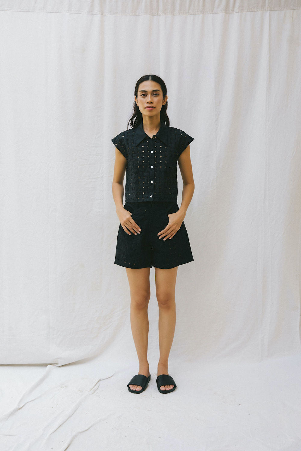 Olive bermuda Shorts - Woven Stories