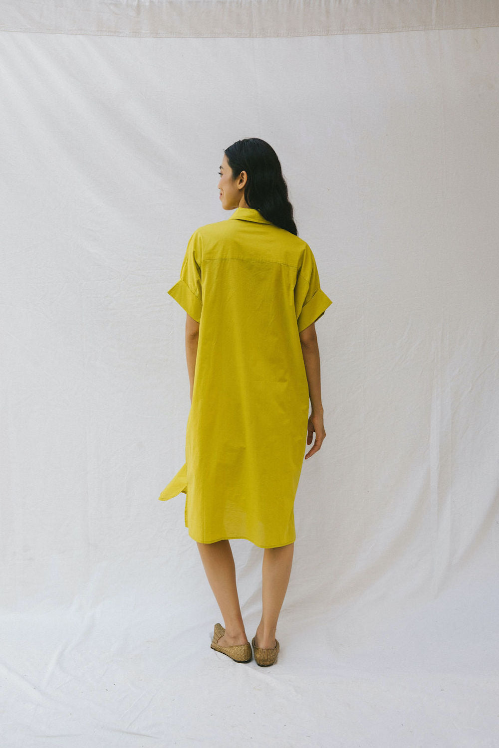 Oasis Shirt-dress kaftan - Woven Stories