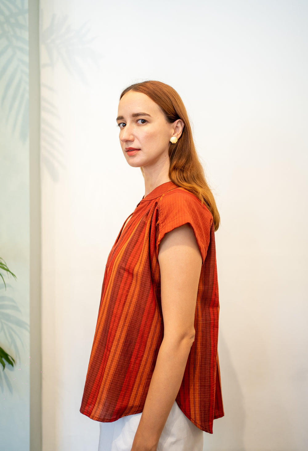 Arya Top Stripe - Handwoven Stripes