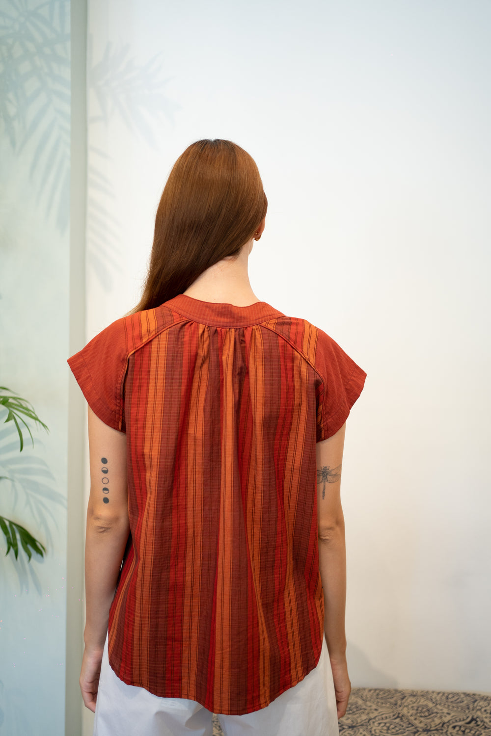 Arya Top Stripe - Handwoven Stripes