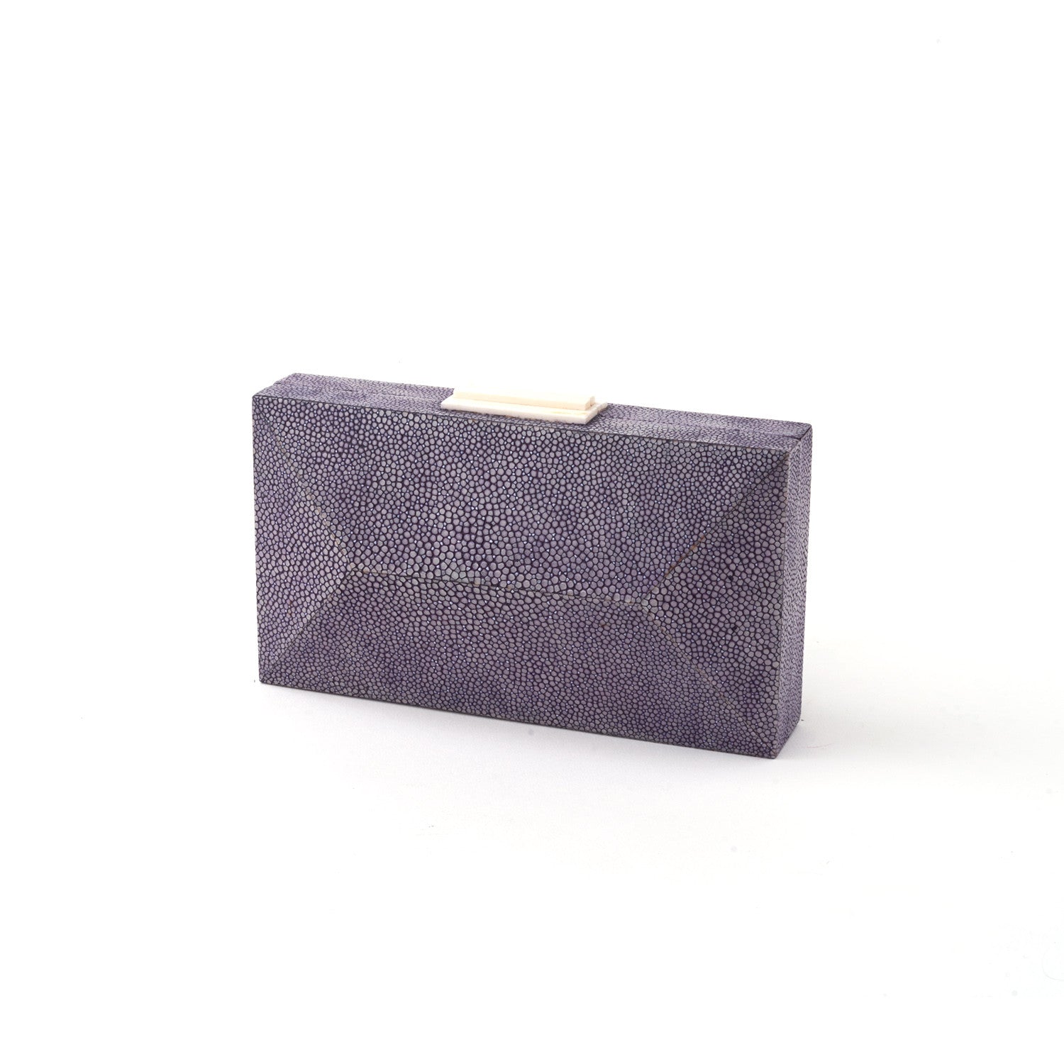 Diamond Clutch in Stingray Leather