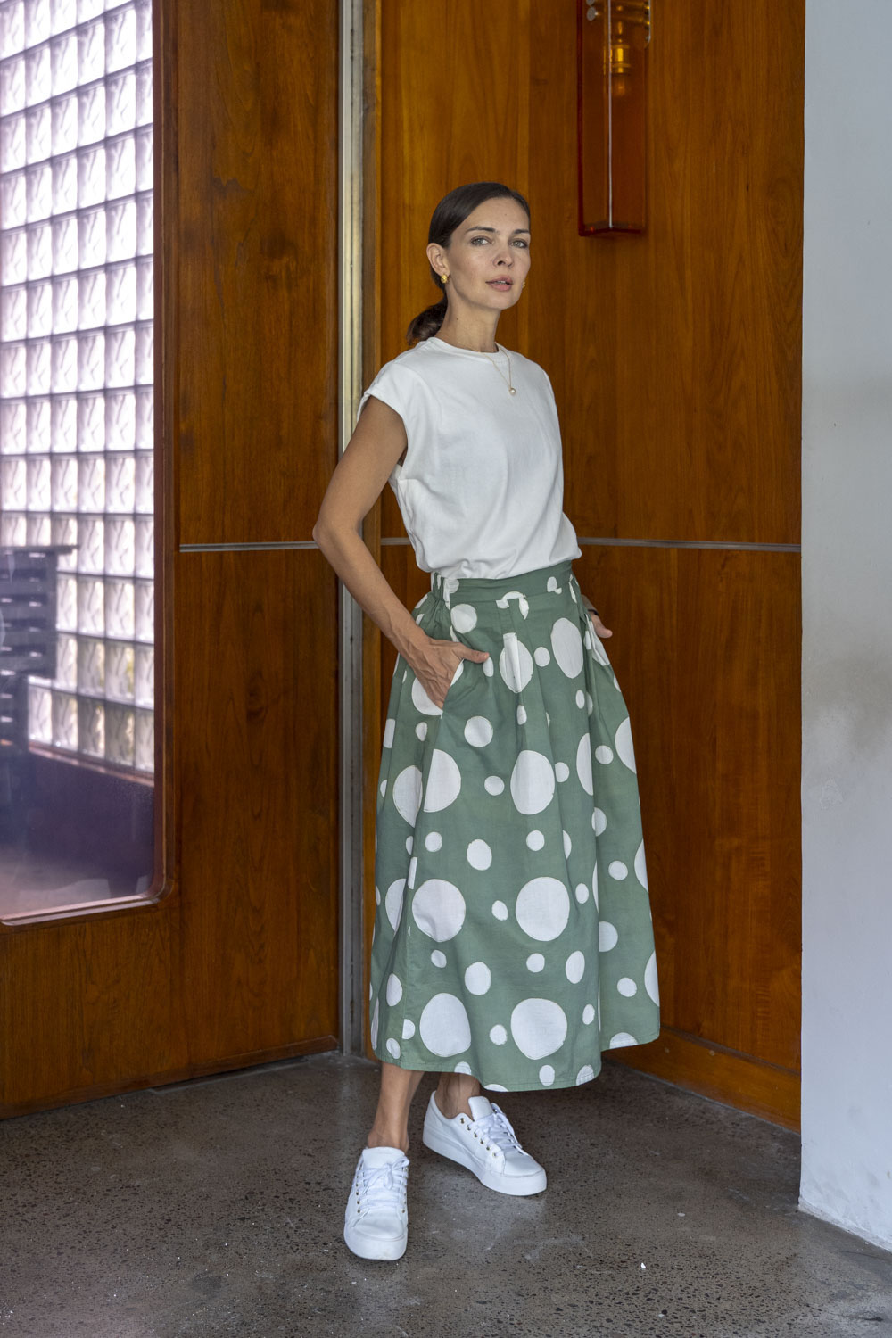 Solo Skirt - Batik Tulis & Chap, natural dyes