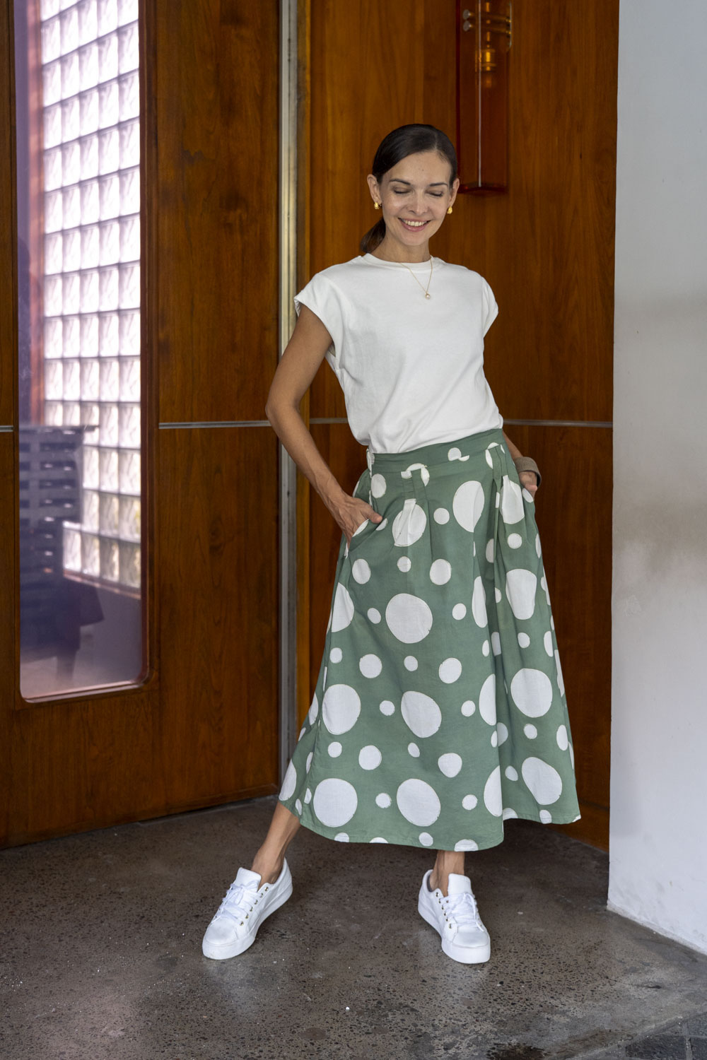 Solo Skirt - Batik Tulis & Chap, natural dyes