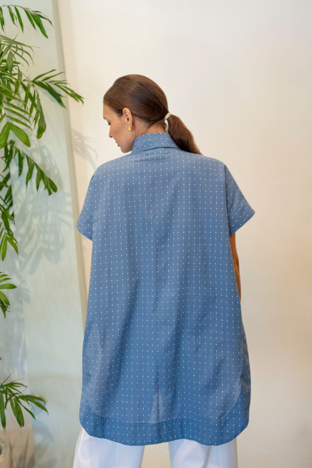 Zahra Shirt - Handwoven Titik
