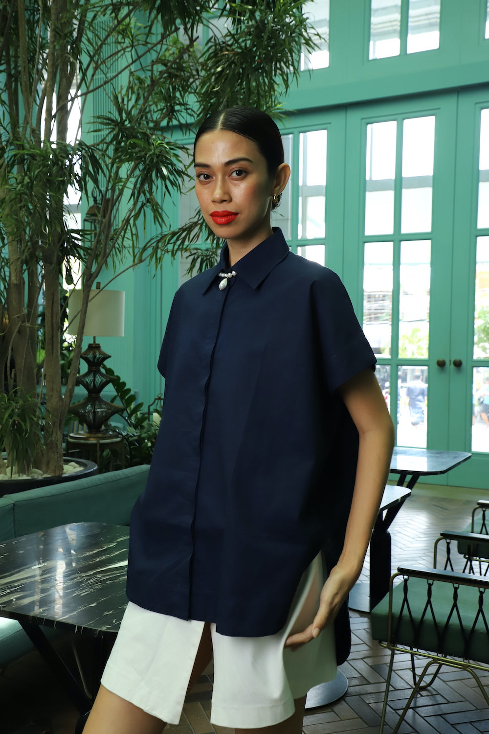 Zahra Shirt Indigo