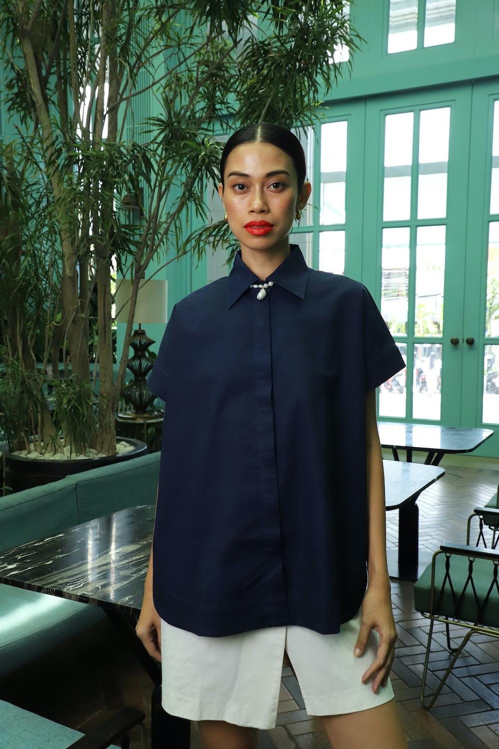 Zahra Shirt Indigo