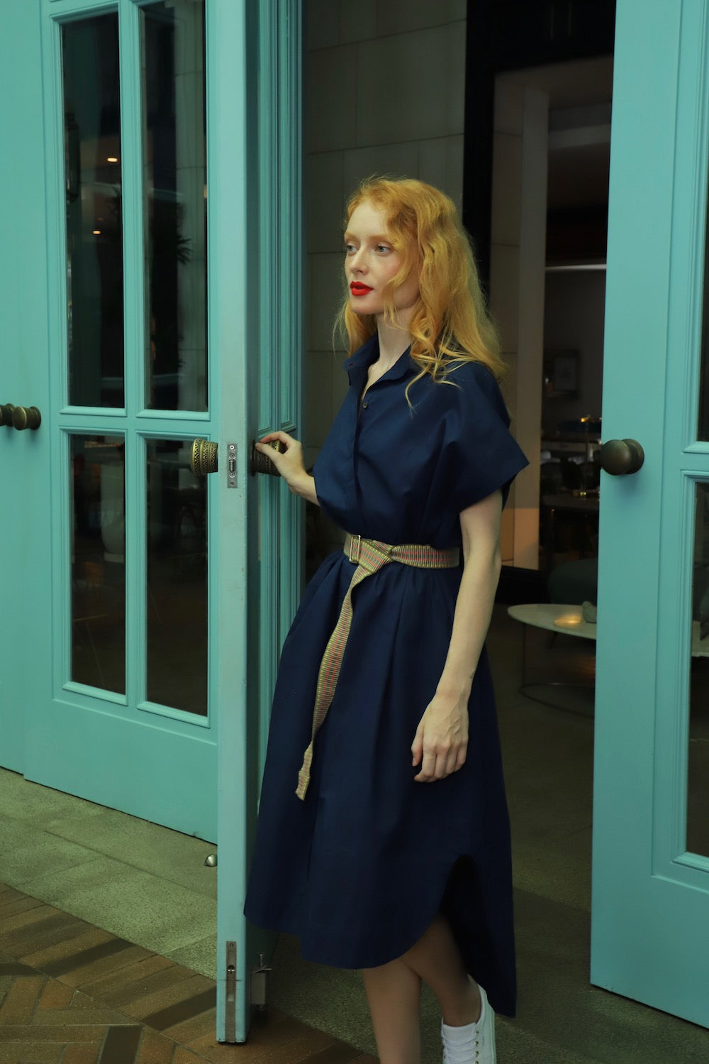 Zahra Kaftan Indigo