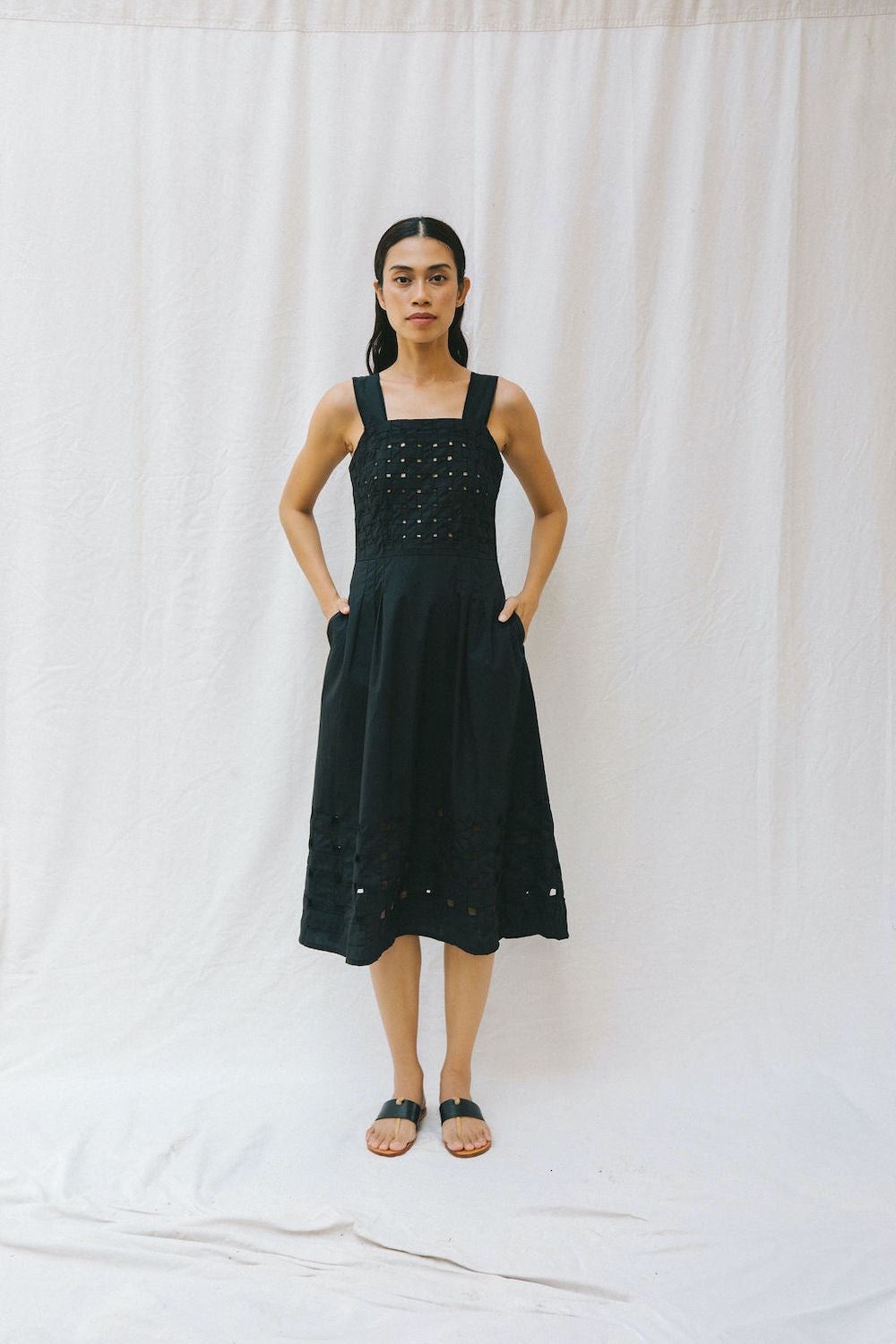 Nina midi Dress - Woven Stories