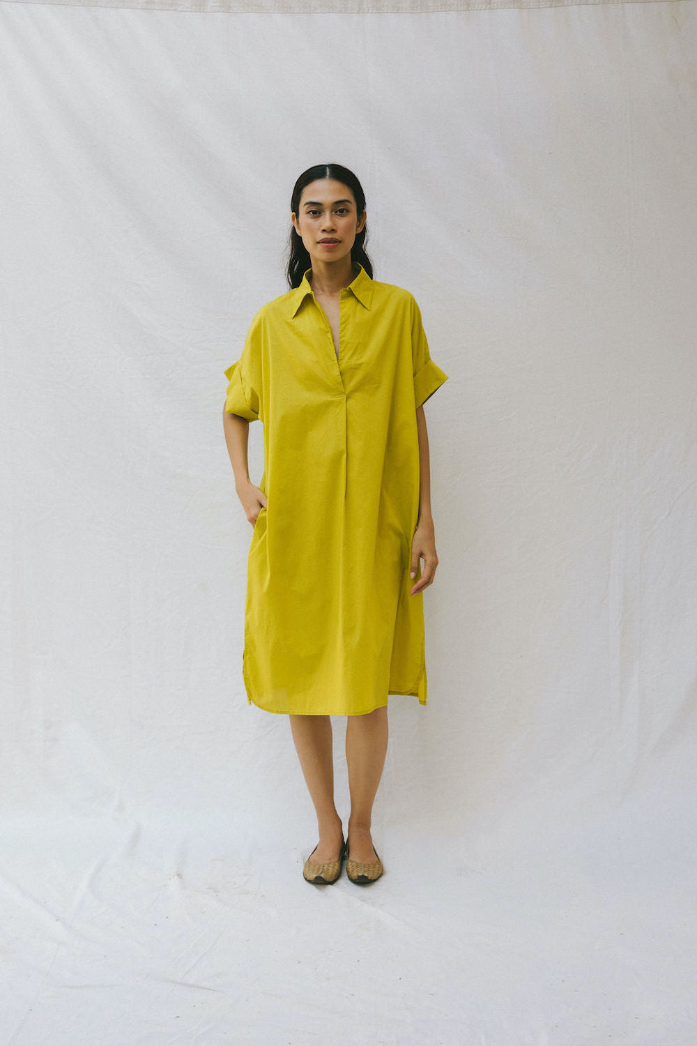 Oasis Shirt-dress kaftan - Woven Stories