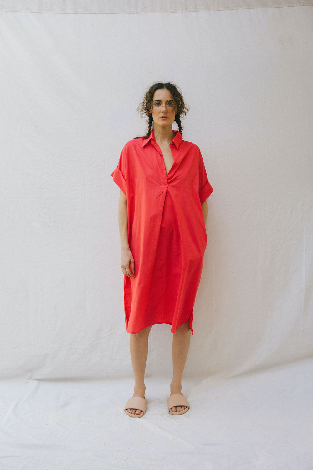 Oasis Shirt-dress kaftan - Woven Stories