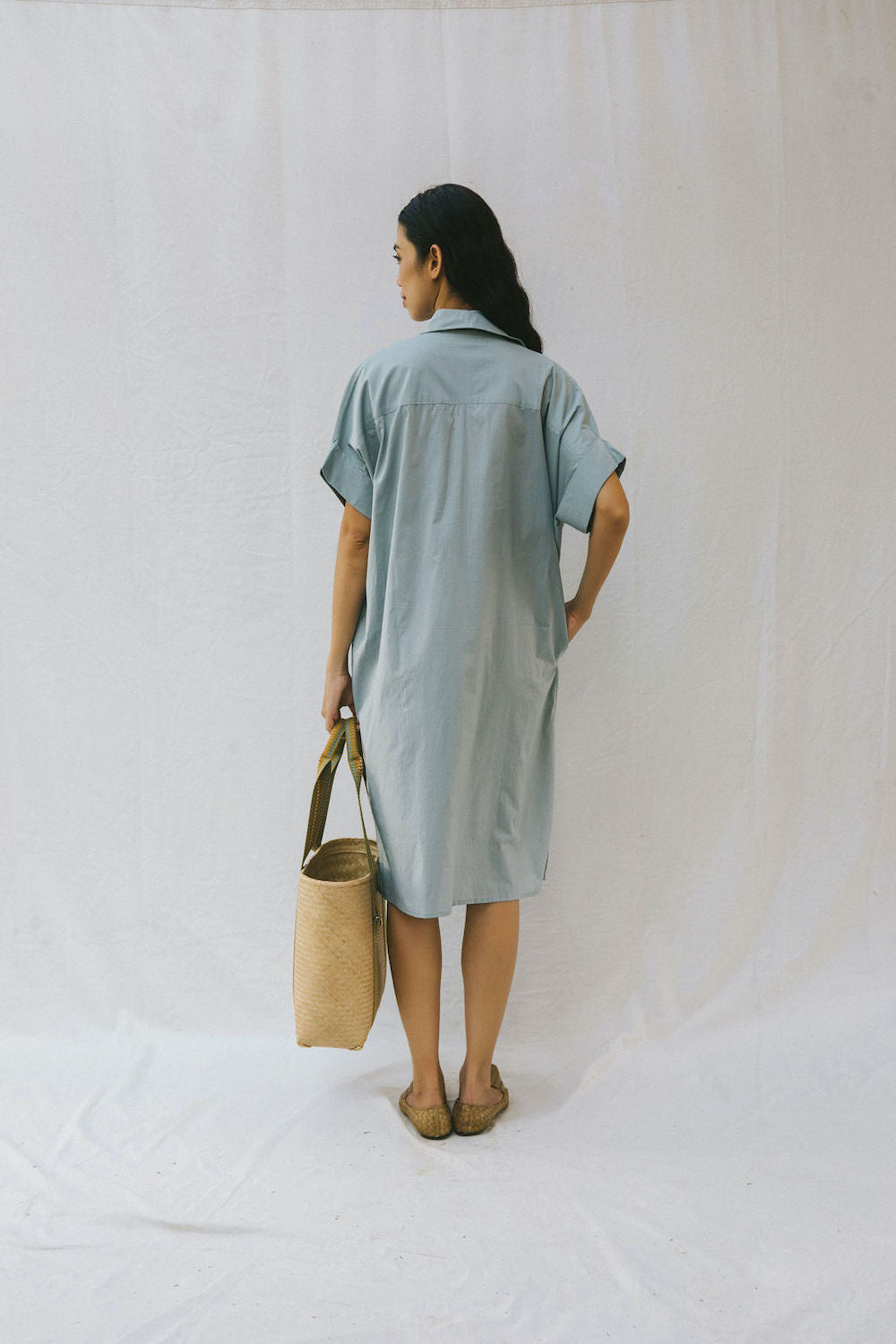Oasis Shirt-dress kaftan - Woven Stories
