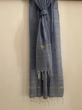 Handloom Scarves Jamdani technique