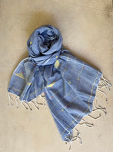 Handloom Scarves Jamdani technique