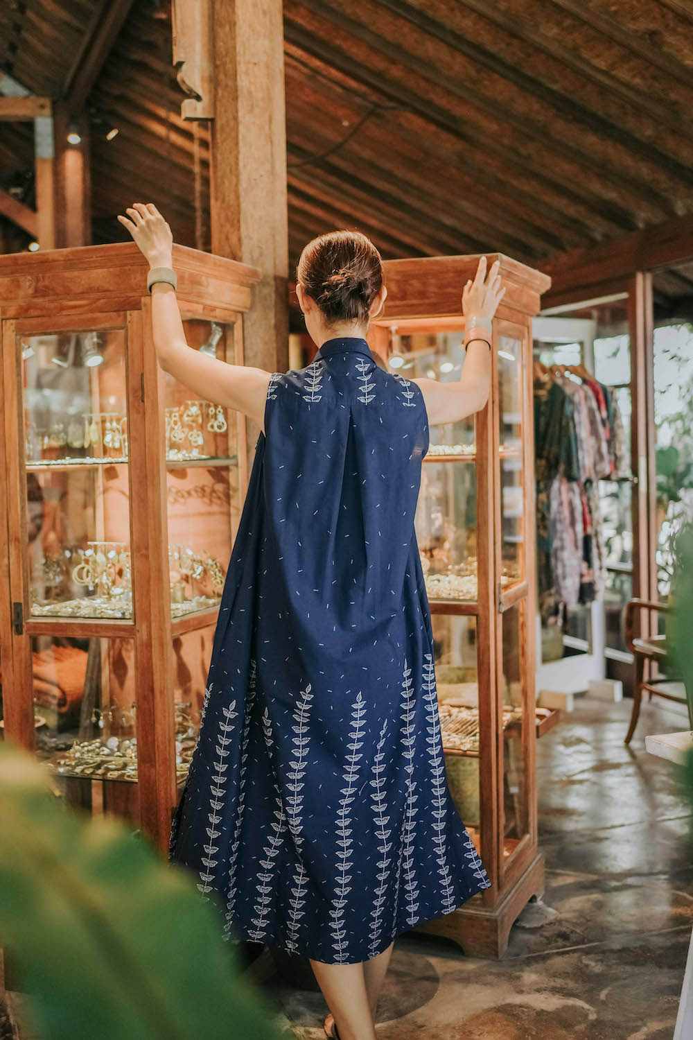 The Malia Dress - Hand Painted Batik Tulis