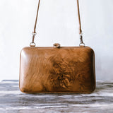 Jati Square Bag - Handmade with Teak Wood