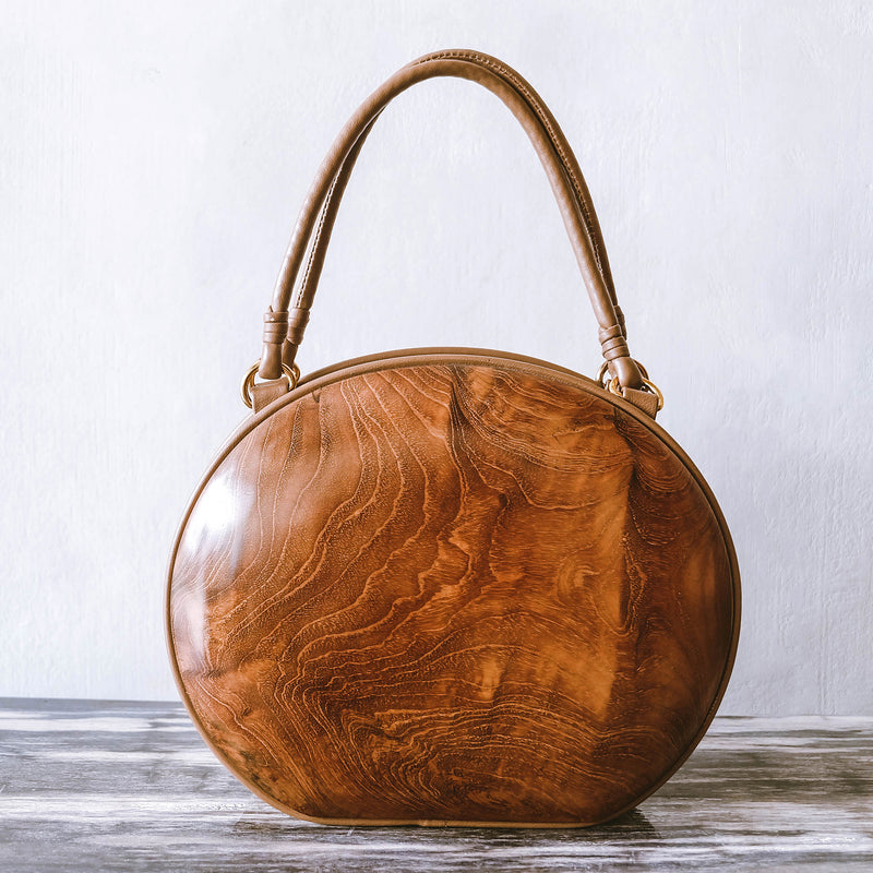 Jati Cross Body Bag - Handmade with Teak Wood