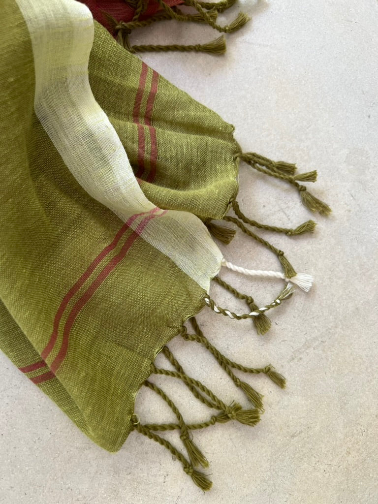 Handloom Scarves in organic cotton