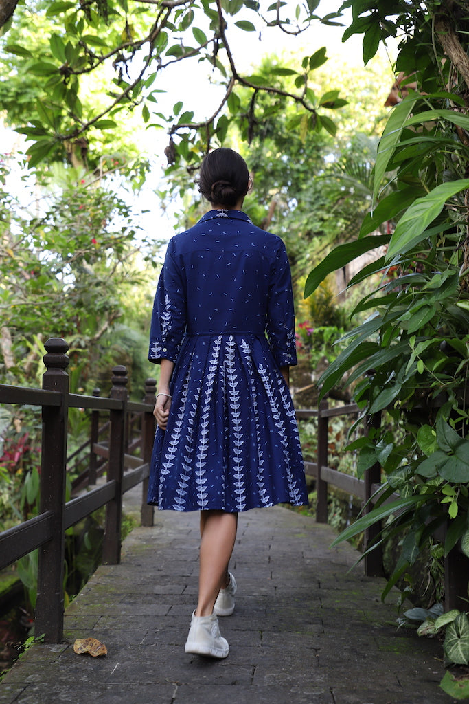 The Betty Dress - Hand Painted in Batik Tulis