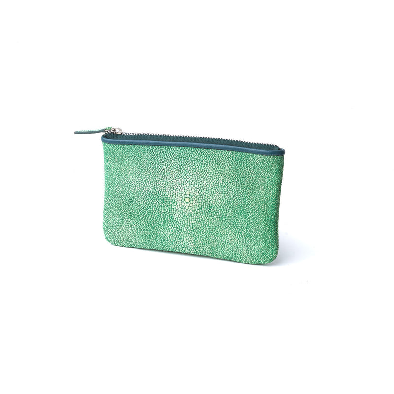 Soft Pouch in Stingray Leather