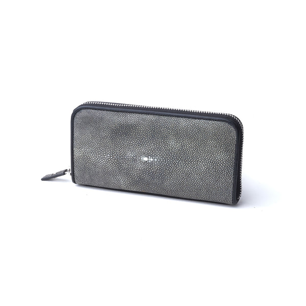 Zip Around Wallet in  Stingray Leather